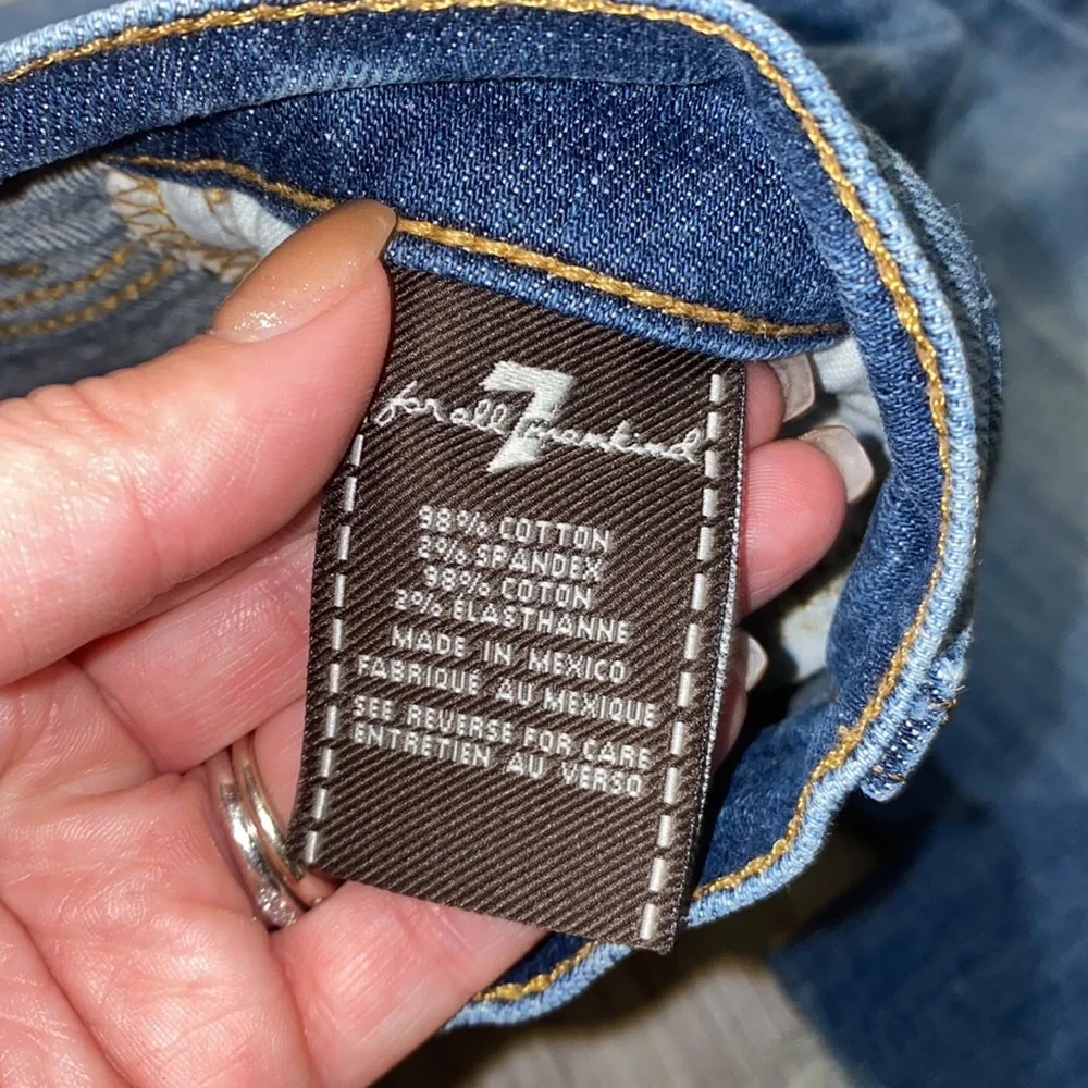 7 For All Mankind Standard Released Hem Jeans - Picture 9 of 9